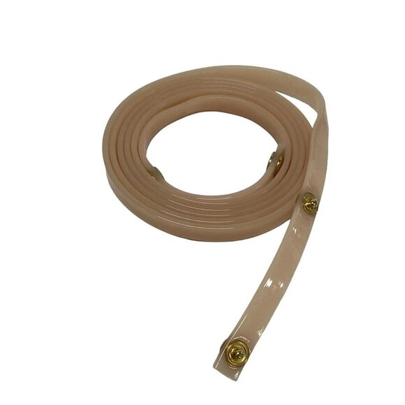 Auth FURLA Candy Beige Rubber Handbag - Picture 11 of 16